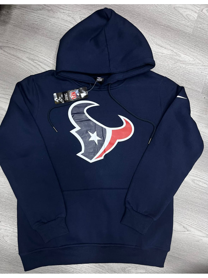 BUZO NFL CON LOGO DE HOUSTON TEXANS AZUL OSCURO  1