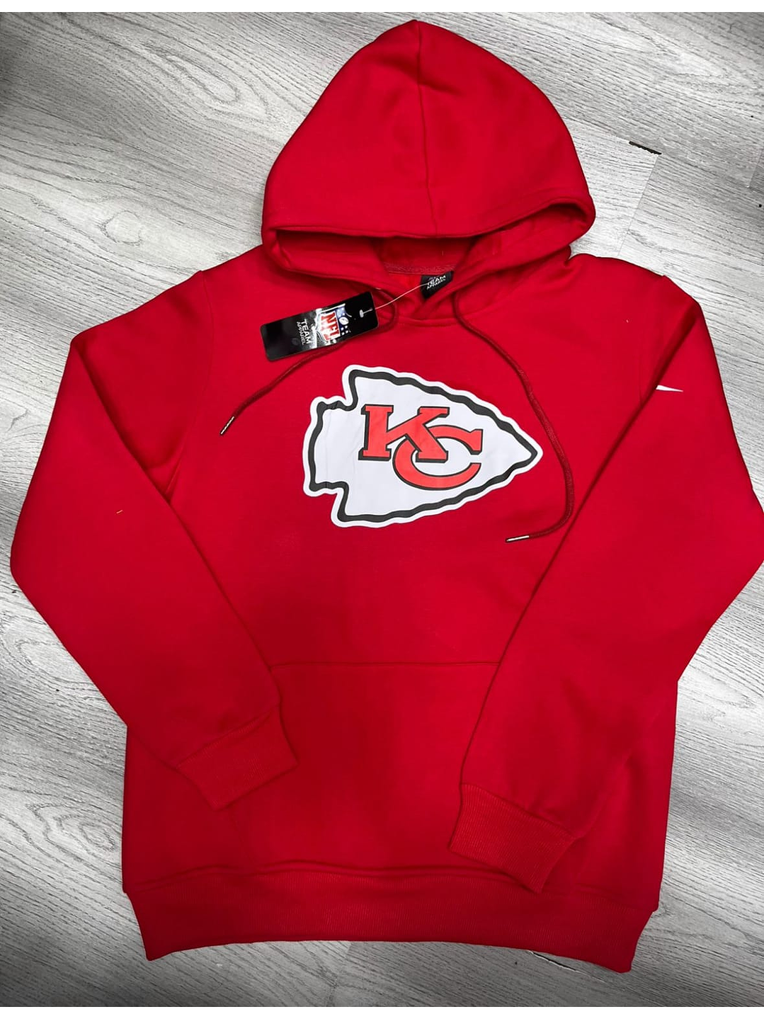 BUZO NFL CON LOGO DE KANSAS CITY ROJO  1