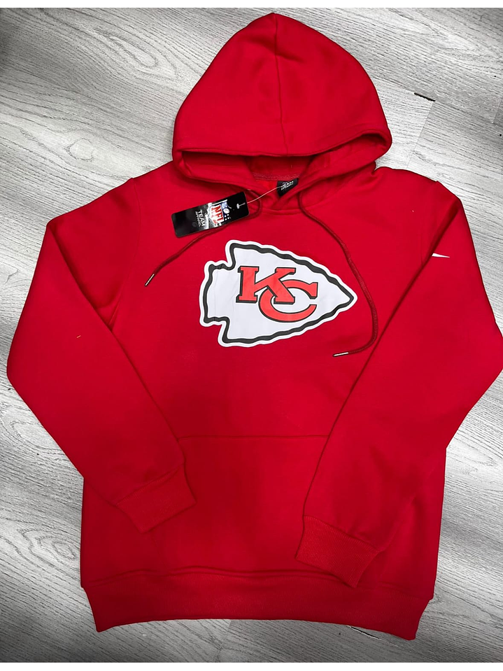 BUZO NFL CON LOGO DE KANSAS CITY ROJO  1