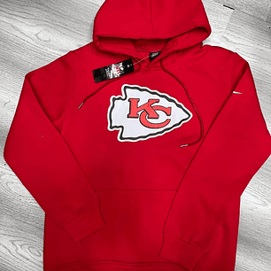 BUZO NFL CON LOGO DE KANSAS CITY ROJO 