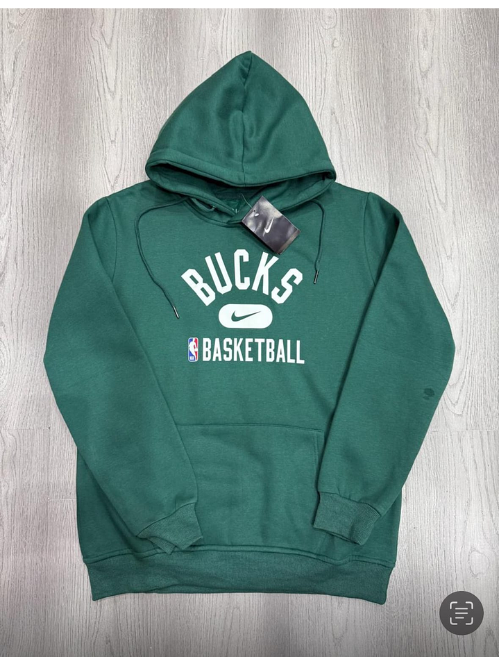 BUZO NFL COM LOGO DE MILWAUKEE BUCKS VERDE 1
