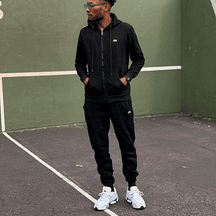 SUDADERA LACOSTE NEGRO