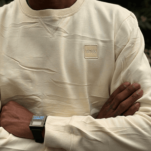 SUDADERA HUGO BOSS BLANCA