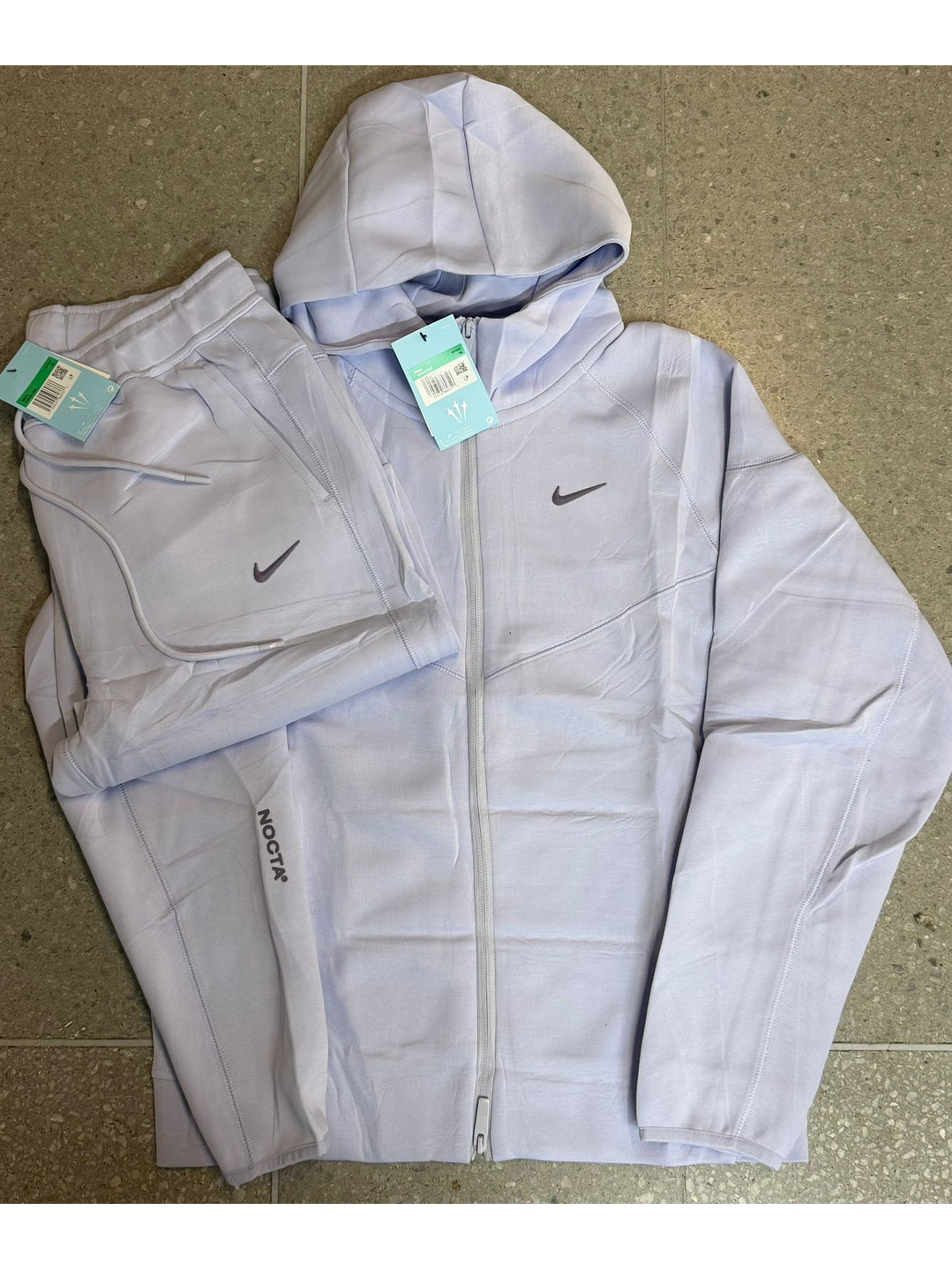 SUDADERA NIKE AZUL Y GRIS 2