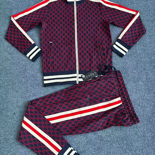 SUDADERA DEPORTIVA GUCCI BLANCA Y AZUL 