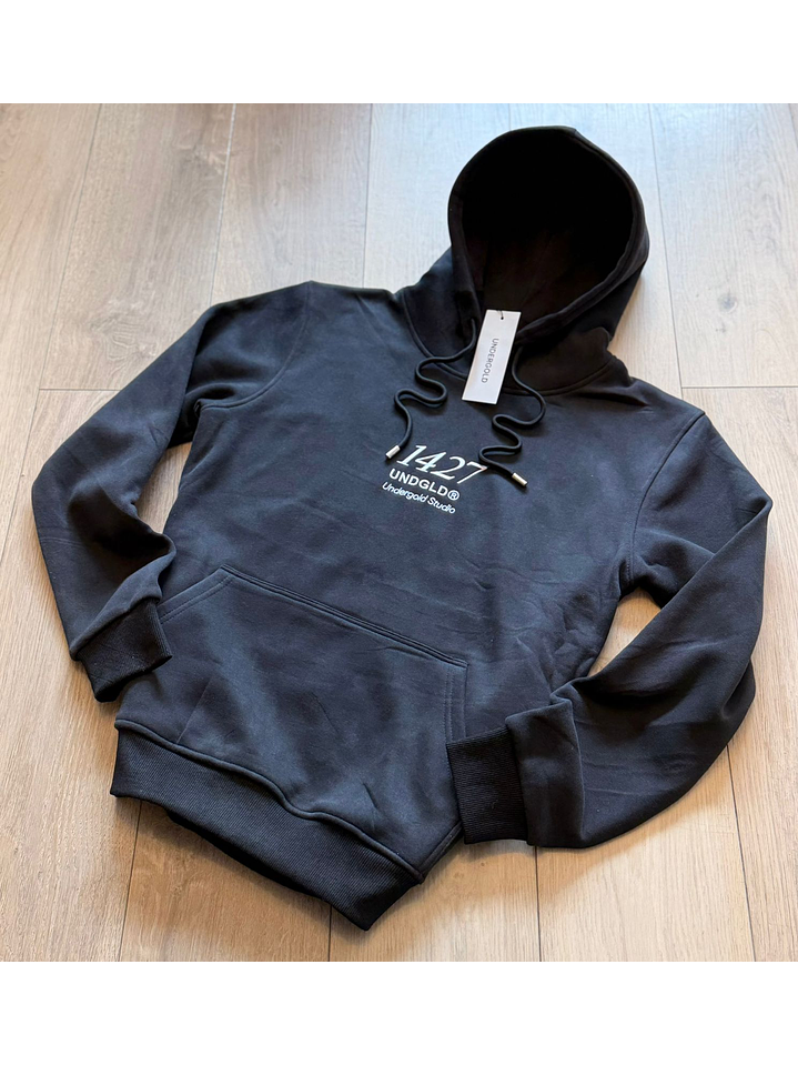 BUZO HOODIE NEGRO 1