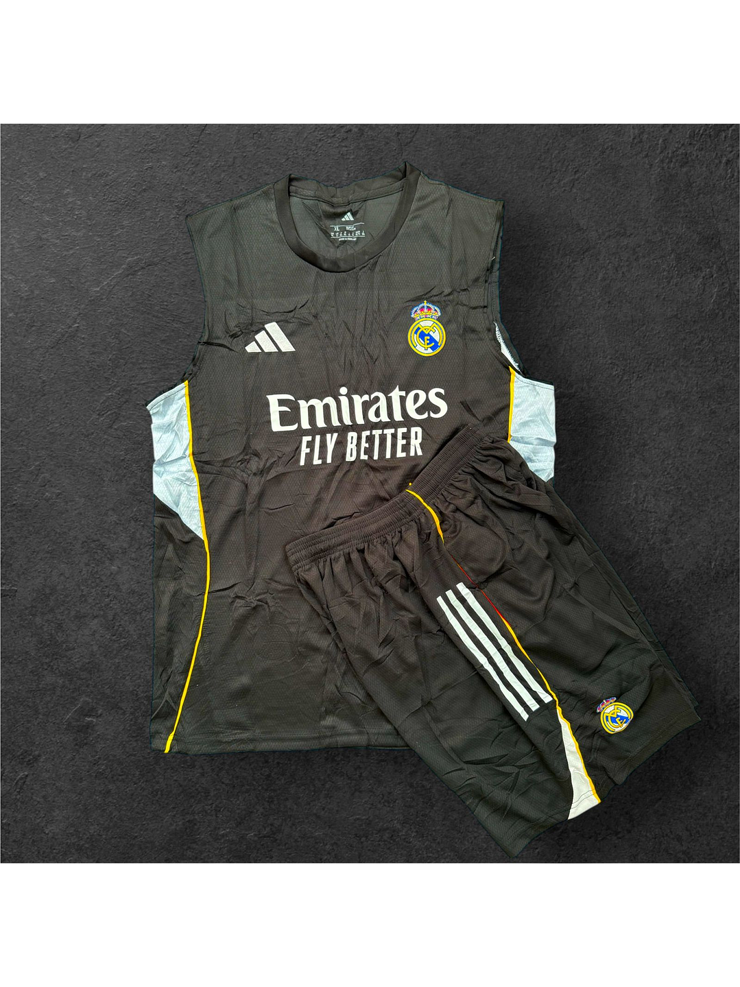 CONJUNTO MUSCULOSA REAL MADRID DIFERENTES COLORES 2