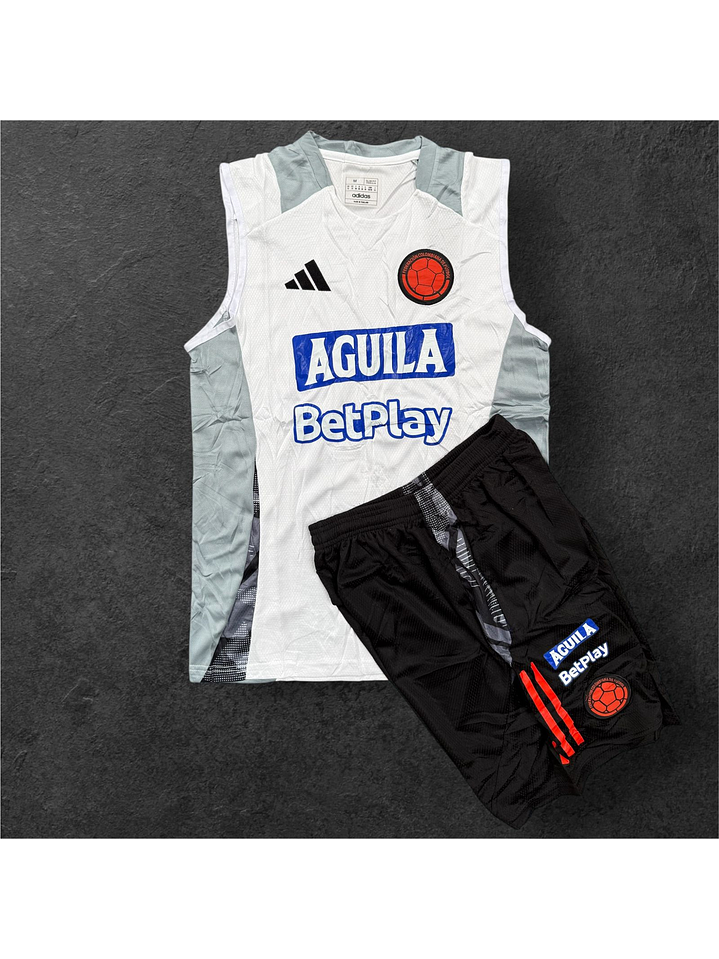 CONJUNTO MUSCULOSA SELECCION COLOMBIA DIFERENTES COLORES 1