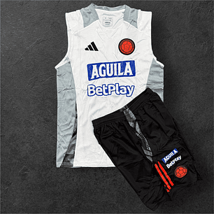 CONJUNTO MUSCULOSA SELECCION COLOMBIA DIFERENTES COLORES