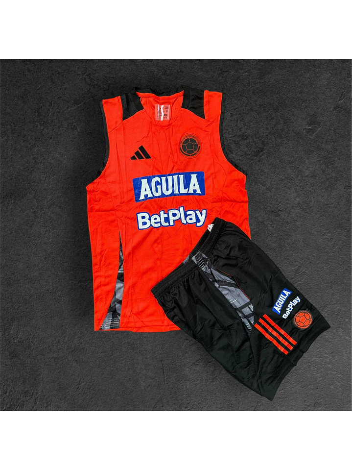 CONJUNTO MUSCULOSA SELECCION COLOMBIA DIFERENTES COLORES 2