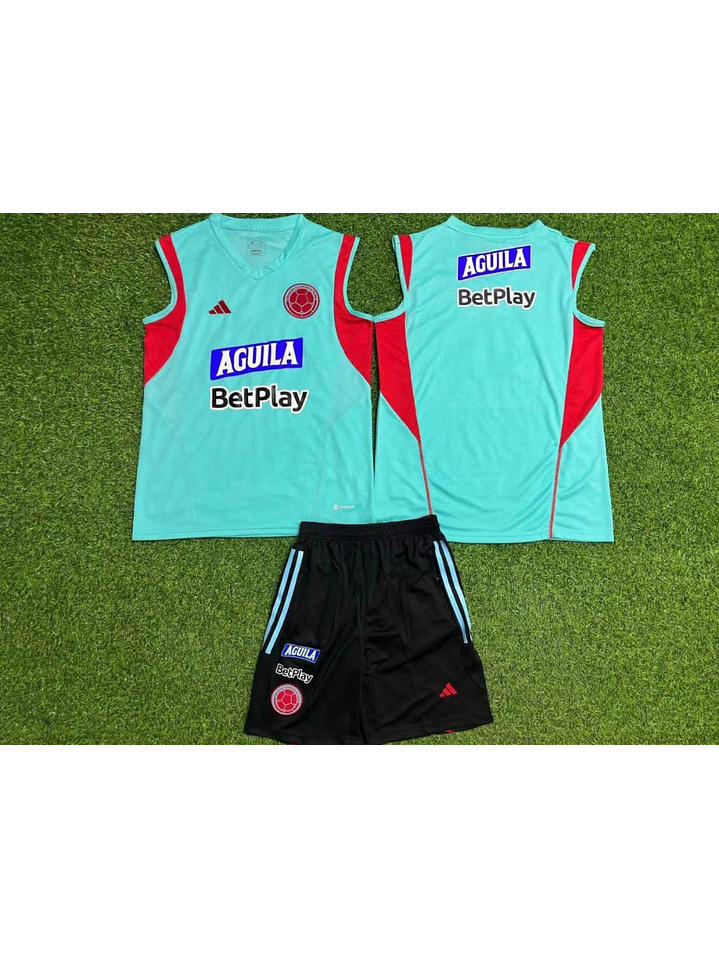 CONJUNTO MUSCULOSA SELECCION COLOMBIA DIFERENTES COLORES 3