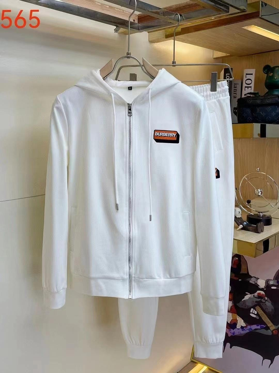 SUDADERA BURBERRY BLANCA 1