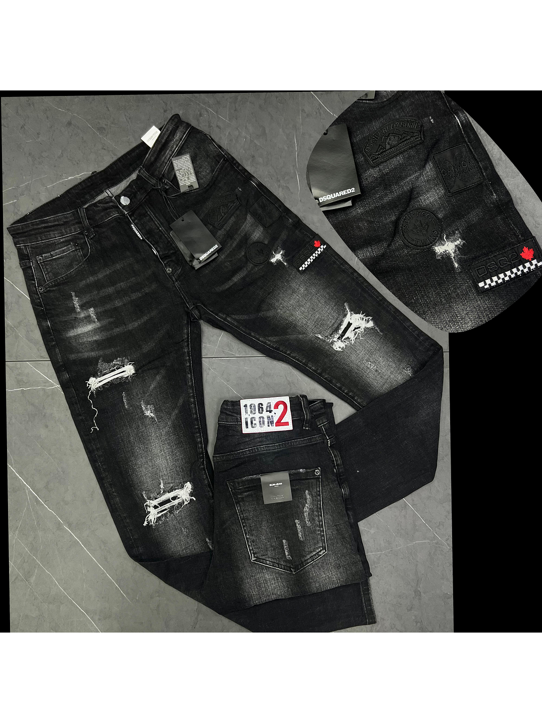 JEAN NEGRO DSQUARED 1