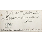 1835 Portugal Carta Pré-Filatélica PTB-S1 «SEGURA / PONTE DA BARCA» Azul 1