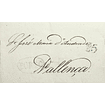 1841 Portugal Carta Pré-filatélica PRT 10 «PORTO» Azul