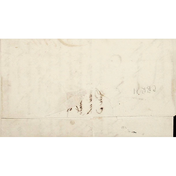 1839 Portugal Carta Pré-filatélica CBR 10 «COIMBRA» Preto