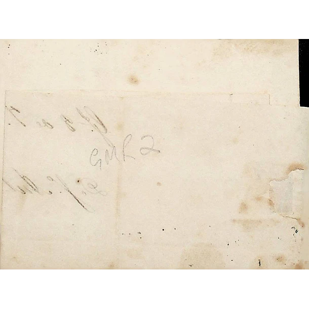 1842 Portugal Carta Pré-filatélica GMR 2 «GUIMARAES» Azul