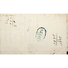 1845 Portugal Carta Pré-filatélica PRG 3 «PEZO DA REGOA» Azul 2