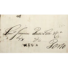 1835 Portugal Carta Pré-filatélica VLN 2 «VALENCA» Sépia 1