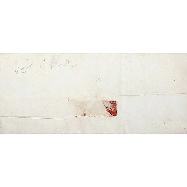 1850(?) Portugal Carta Pré-filatélica VCT 10 «VIANA DO CASTELLO» Azul