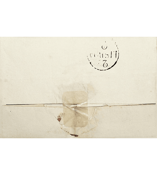 1846 Portugal Carta Pré-filatélica AZB 1 «AZAMBUJA» Sépia