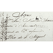 1842 Portugal Capa de Carta Pré-filatélica MFR 2 «MAFRA» Preto