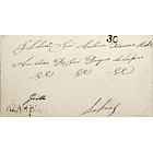 1827 Portugal Carta Pré-filatélica AZB 1 «AZAMBUJA» Sépia 1