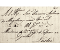 1814 Portugal Carta Pré-filatélica CBR 3 «COIMBRA» Preto