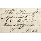 1814 Portugal Carta Pré-filatélica CBR 3 «COIMBRA» Preto 1