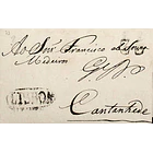 1823 Portugal Carta Pré-filatélica LSB 4 «LISBOA» Preto 1