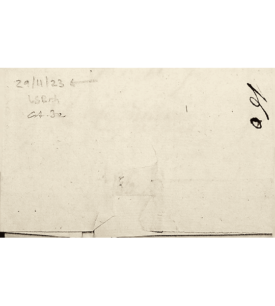 1823 Portugal Carta Pré-filatélica LSB 4 «LISBOA» Preto