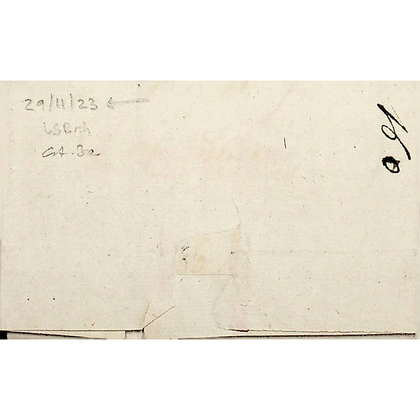 1823 Portugal Carta Pré-filatélica LSB 4 «LISBOA» Preto