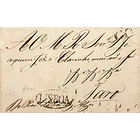 1821 Portugal Carta Pré-filatélica LSB 3 «LISBOA» Preto 1