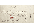 1831 Portugal Carta Pré-Filatélica PTB-S1 «SEGURA / PONTE DA BARCA» Vermelho