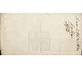 1830 Portugal Capa de Carta Pré-Filatélica GMR-S 1 «SEGURA GUIMARAENS» Preto