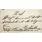 1832? Portugal Capa de Carta Pré-Filatélica Vila Real VRL-S 3 «SEGURA Vª REAL» Preto 1