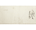 1835 Portugal Carta Pré-Filatélica Vila Franca de Xira VFX-S 2 «SEGURA Vª FRANCA DA REST.ª» Azul