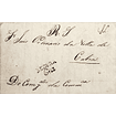 1830 Portugal Carta Pré-Filatélica Seia SEI-S 1 «SEGURA CEA» Sépia