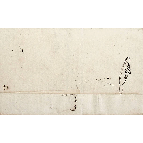 1830 Portugal Carta Pré-Filatélica Seia SEI-S 1 «SEGURA CEA» Sépia