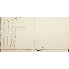 1843 Portugal Carta Pré-Filatélica LRA-S 2 «SEGURO LEIRIA» Azul + LSB 19 «LISBOA» 2