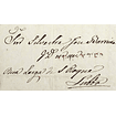 1832 Portugal Carta Pré-Filatélica ABT 2 «ABRANTES» Vermelho