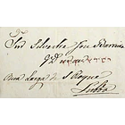 1832 Portugal Carta Pré-Filatélica ABT 2 «ABRANTES» Vermelho 1