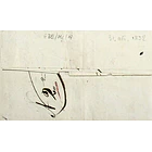 1832 Portugal Carta Pré-Filatélica ABT 2 «ABRANTES» Vermelho 2