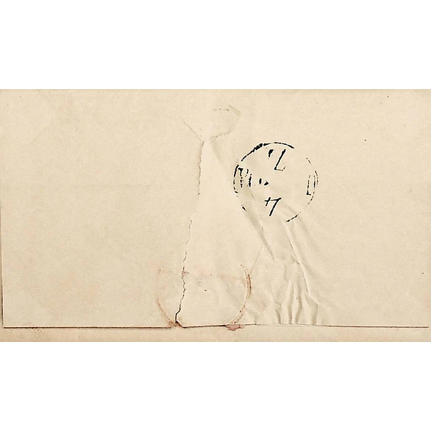 1836 Portugal Pré-Filatelia AGD 2 «AGUEDA» Azul