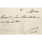 1853 Portugal Carta Pré-Filatélica Albergaria -a-Velha ALB 2 «ALBERGªVª» Preto 1