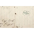 1853 Portugal Carta Pré-Filatélica Albergaria -a-Velha ALB 2 «ALBERGªVª» Preto 2