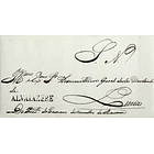 1841 Portugal Carta Pré-Filatélica AVZ 2 «ALVAIAZARE» Preto 1