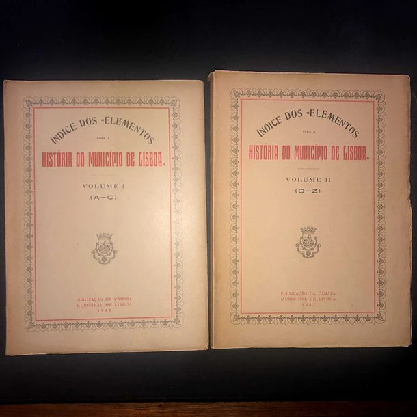 Índice dos Elementos para a História de Lisboa
