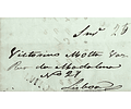 1851 Portugal Carta Pré-Filatélica AVT 1 «ALVITO» Preto