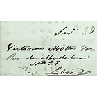 1851 Portugal Carta Pré-Filatélica AVT 1 «ALVITO» Preto 1